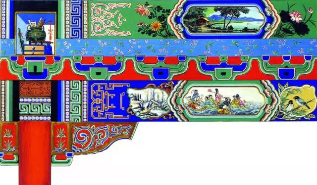 中国古建筑彩绘